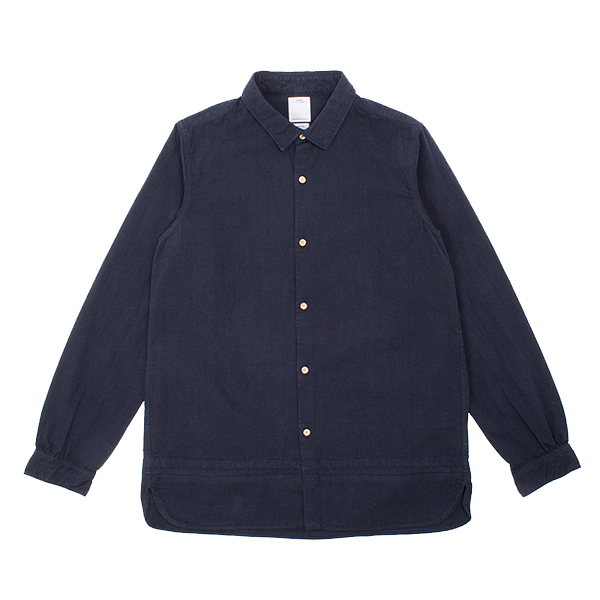 visvim LONG RIDER OVERDYED シャツ ブラック - シャツ