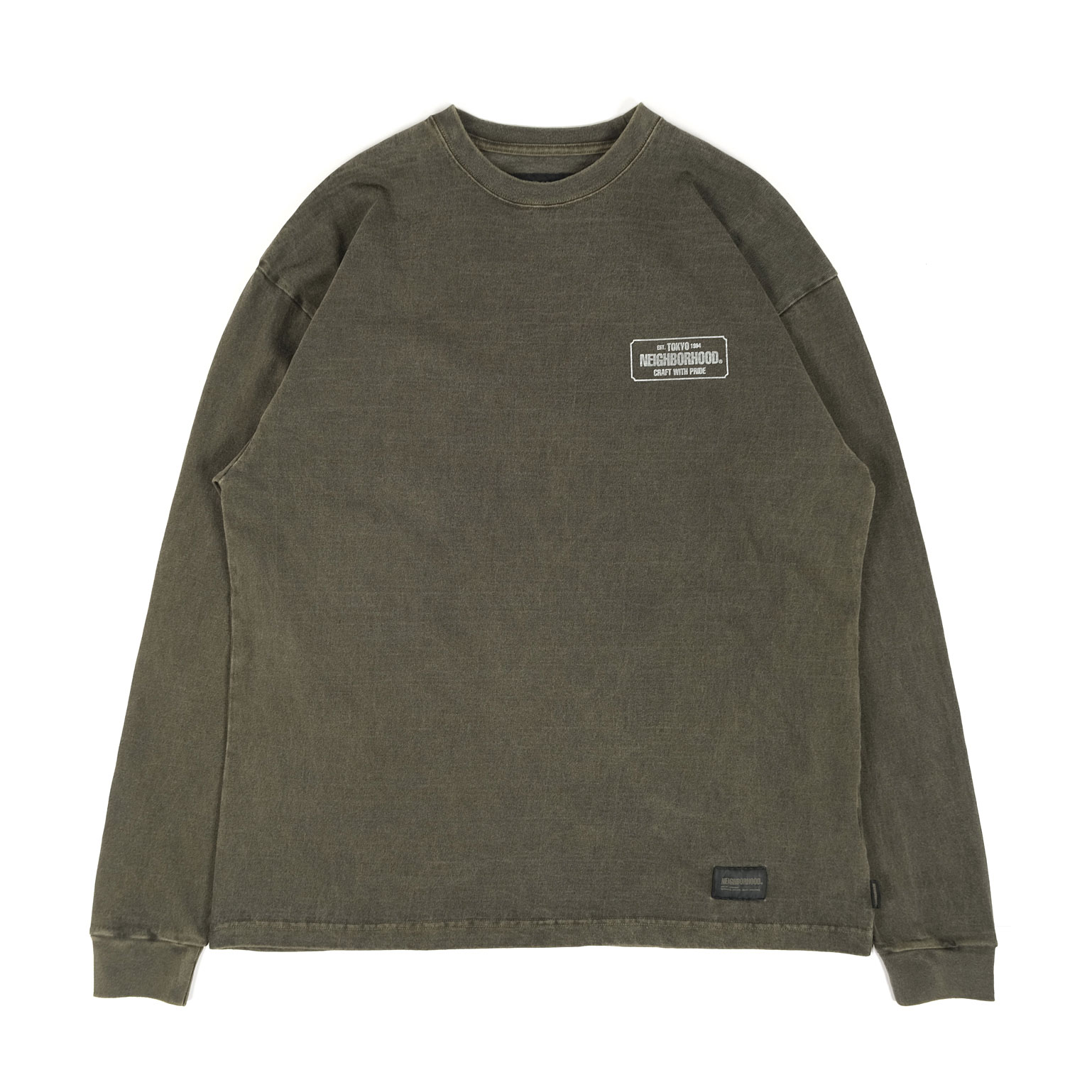 Neighborhood Pigment Dyed Longsleeve T-Shirt | FIRMAMENT - Berlin