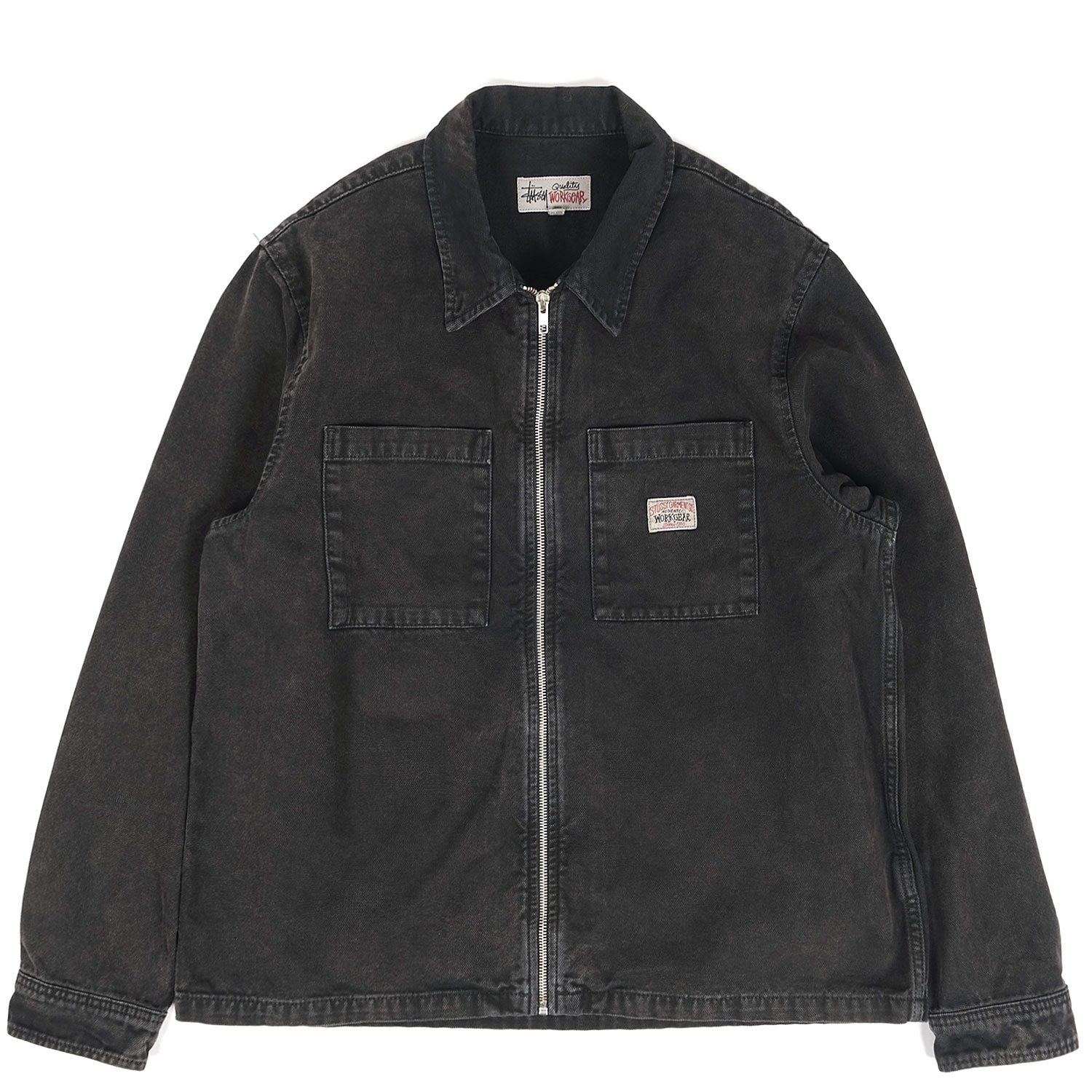 Stussy Washed Canvas Zip Shirt | FIRMAMENT - Berlin Renaissance