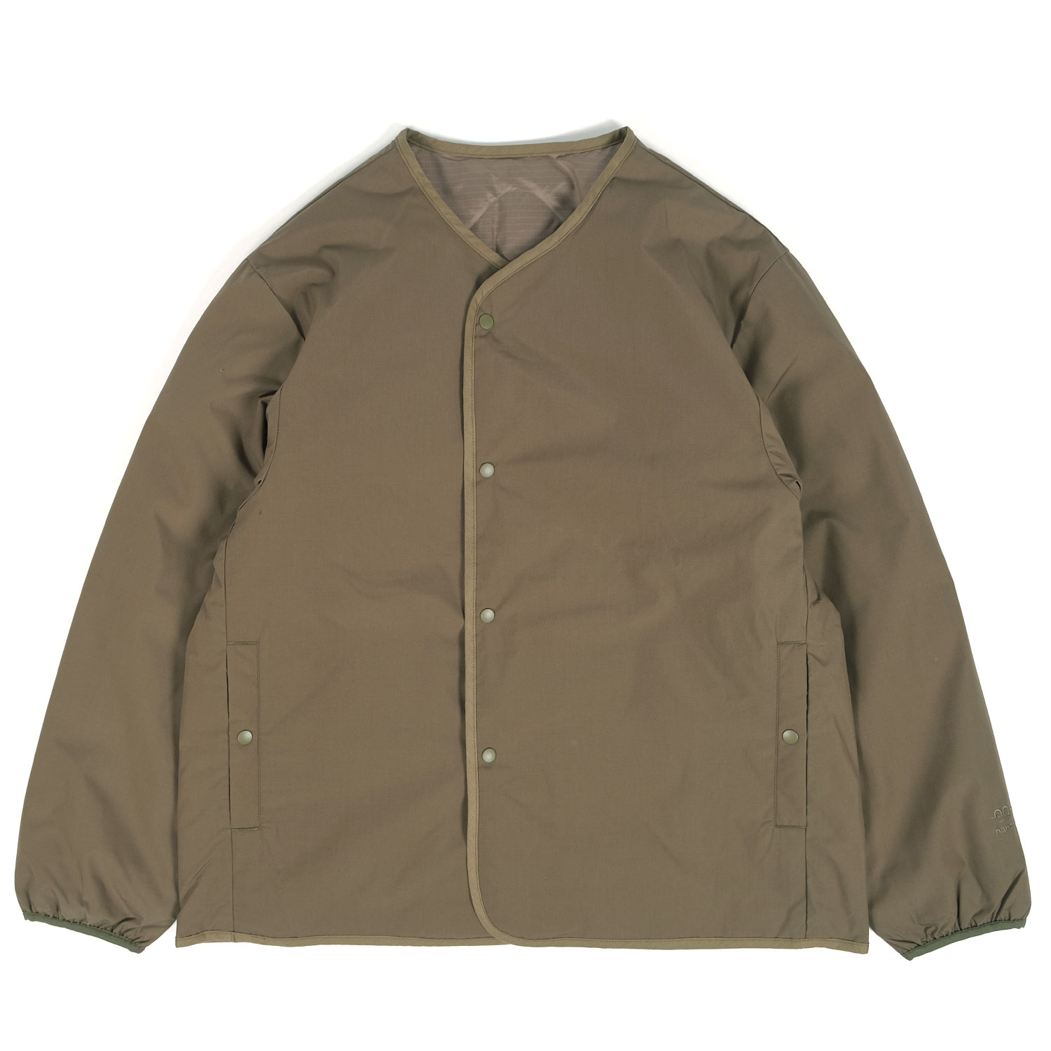 【在庫】2-0120A♪ nanamica Down Cardigan 定価44000円 ダウンジャケット グレー ナナミカ 188875 Sサイズ