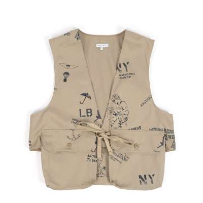 Engineered Garments Graffiti Print Fowl Vest | FIRMAMENT - Berlin  Renaissance