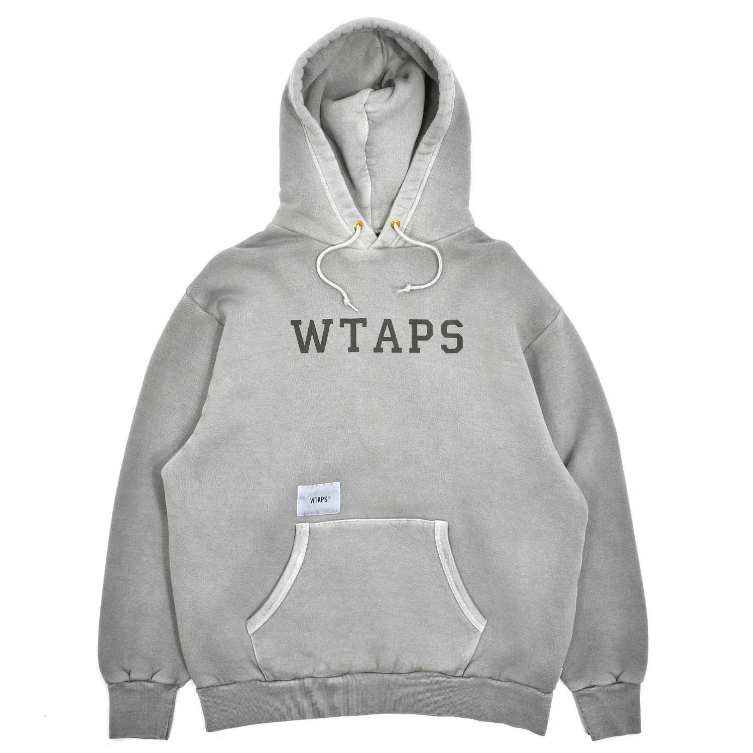 wtaps college design hooded