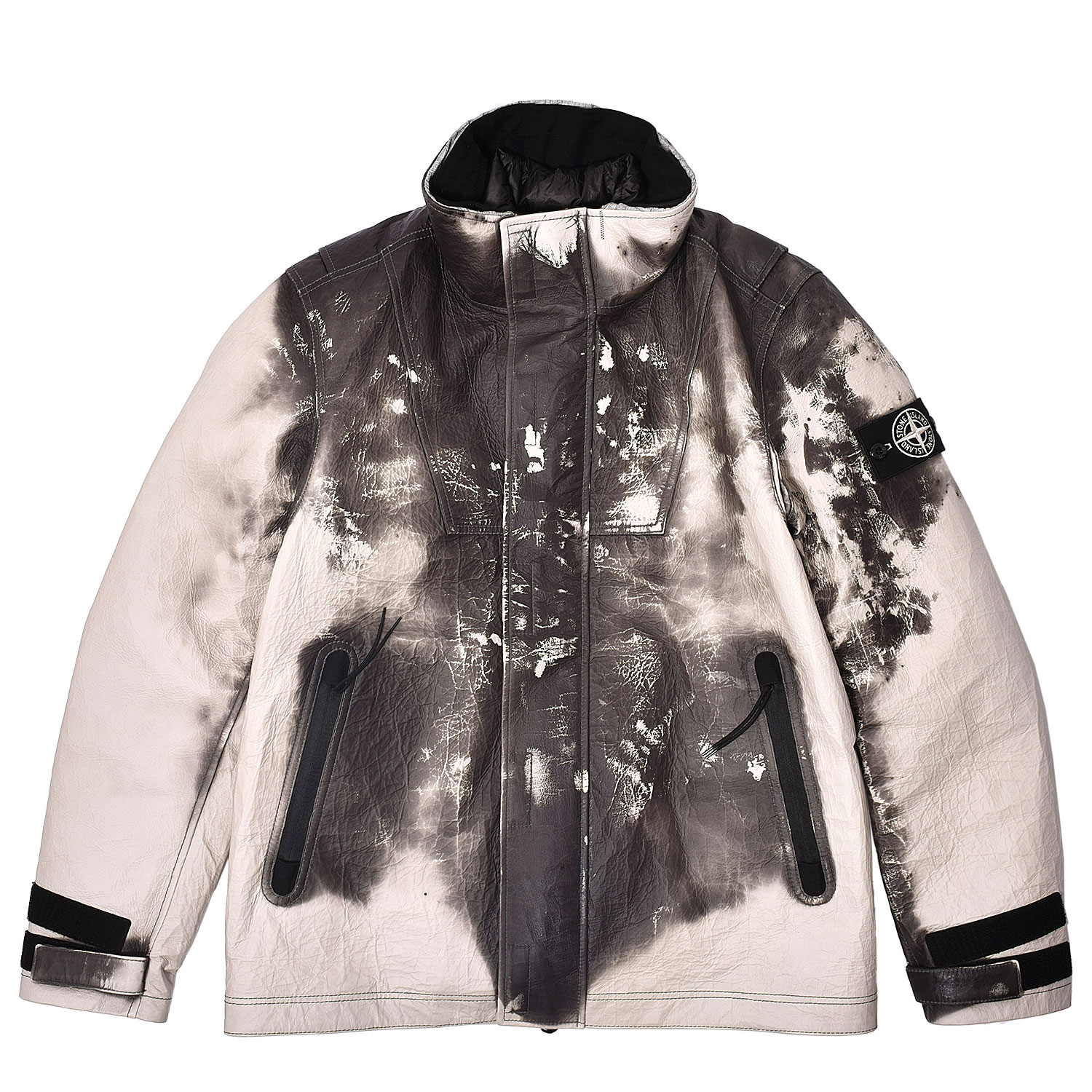 Embossed Leather Jacket - OOIDA