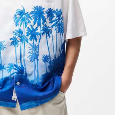 Neighborhood Palm Tree Hawaiian Shirt | FIRMAMENT - Berlin Renaissance