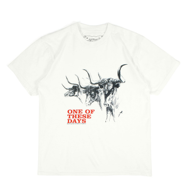 One Of These Days Long Horn Short Sleeve T-Shirt 02B-10-048