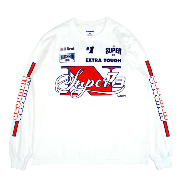 Neighborhood NH X Super73 Longsleeve T-Shirt 241PCYSN-LT01