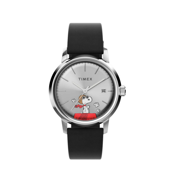 Timex Marlin Automatic x Peanuts Snoopy Flying Ace 40mm TW2W496000Q