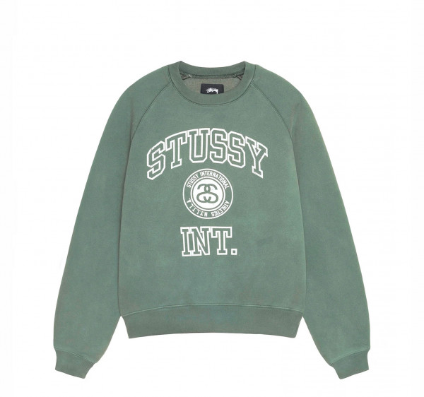 Stussy Overlock Varsity Raglan Crewneck Sweatshirt 118564