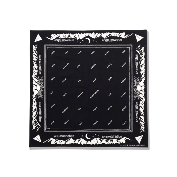 and Wander Reflective Words Bandana