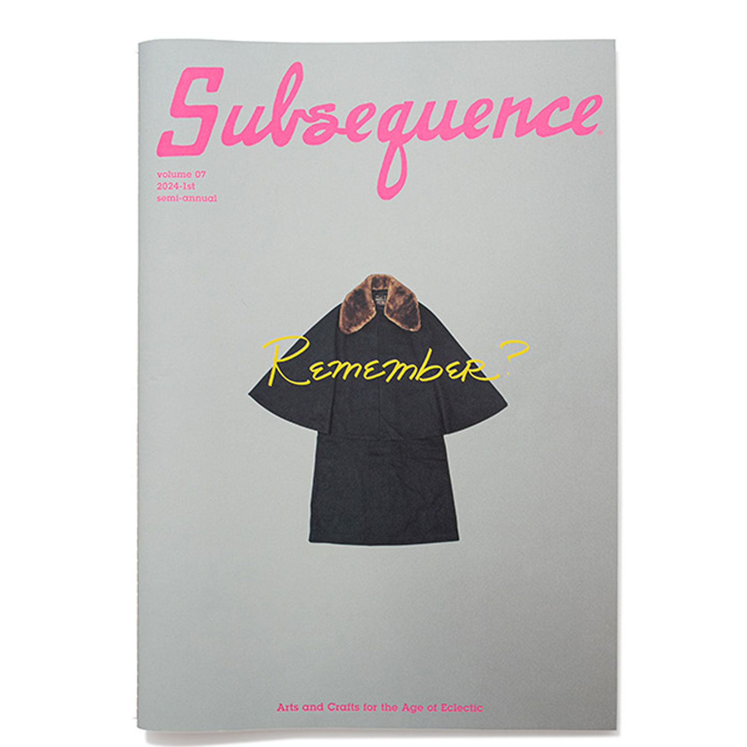 subsequence コレクション 雑誌