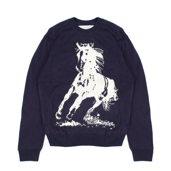 One Of These Days Running Horse Knit Sweater 02B-12-014