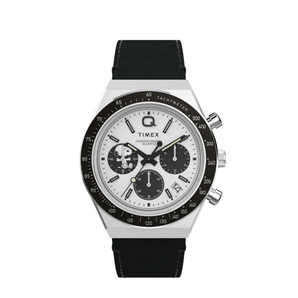 Timex Q Chronograph x Peanuts Snoopy 40mm TW2W68900UK