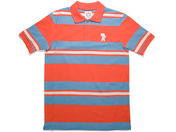 Billionaire Boys Club Europe Striped Polo Shirt Red Stripe / S