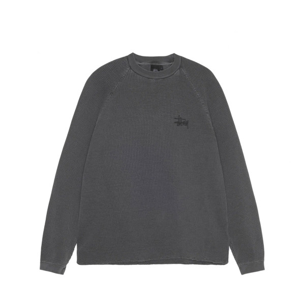 Stussy Raglan Thermal Basic Stock Sweatshirt 1140356