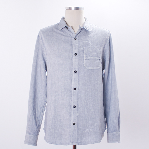 Stone Island Linen Longsleeve Shirt | FIRMAMENT - Berlin