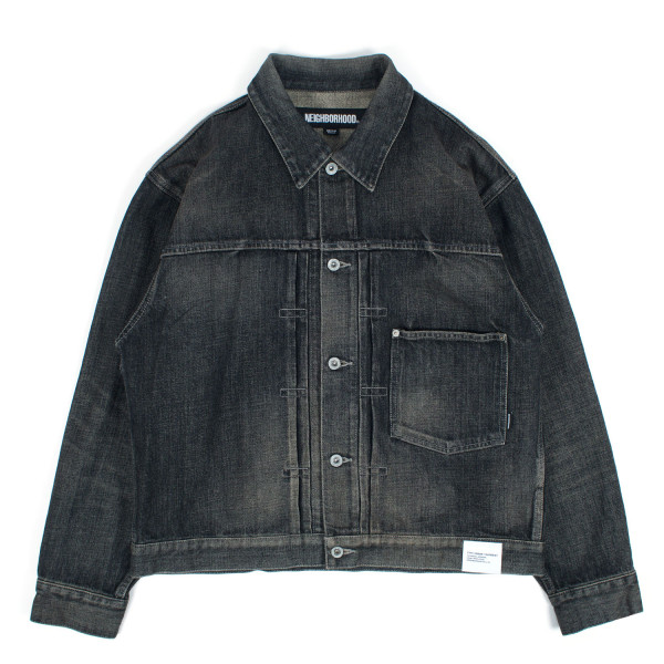 Neighborhood Washed Denim Type-1 Jacket 242XBNH-JKM02