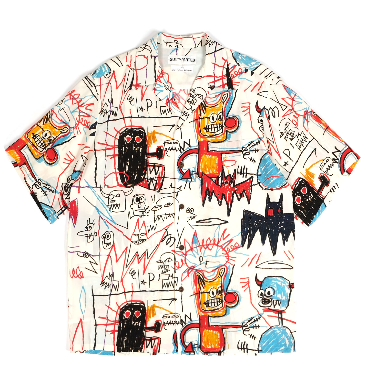 Wacko Maria Jean-Michel Basquiat Hawaiian Type-4 Shirt | FIRMAMENT 