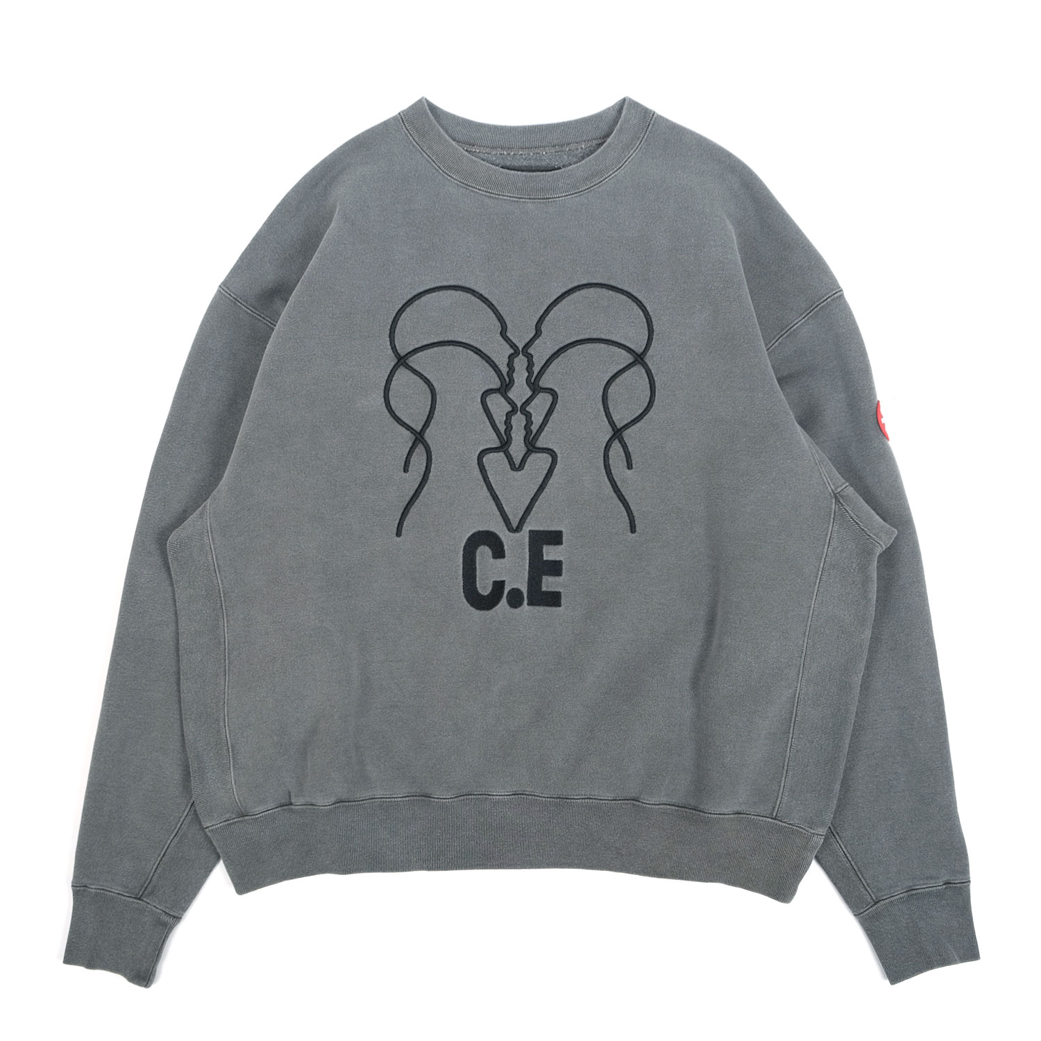 Cav Empt Overdye Wb Headsx4 C.E Crew Neck Sweatshirt FIRMAMENT