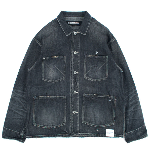 Neighborhood Washed Overall Jacket 242SPNH-JKM02