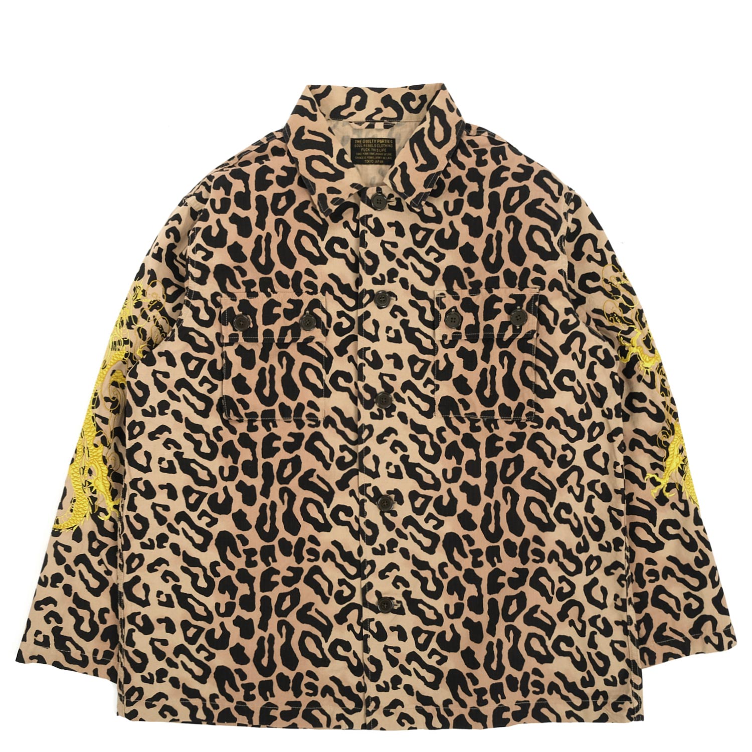 Wacko Maria Tim Lehi Leopardcamo Army Type-1 Overshirt | FIRMAMENT