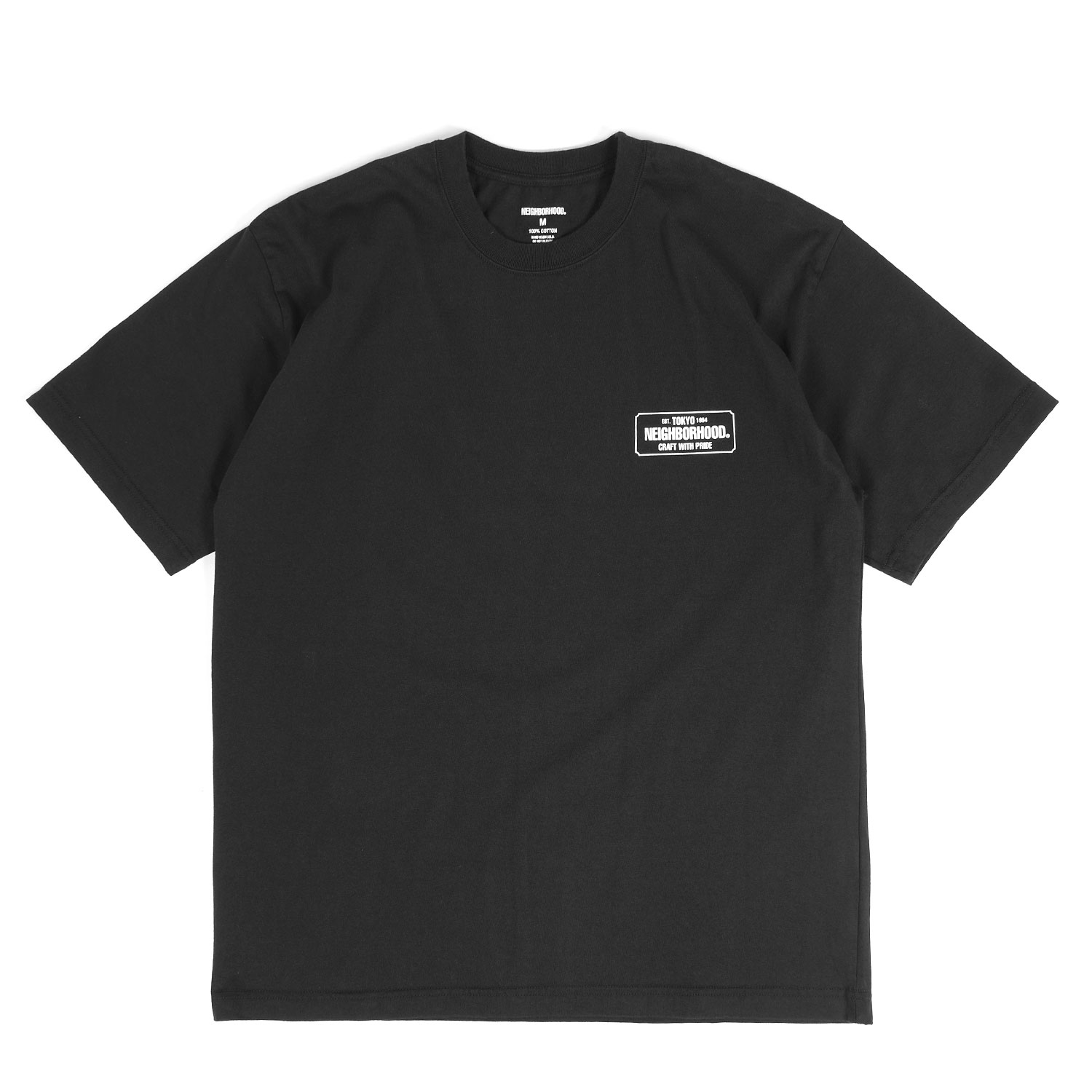 ネイバーフッド NH-1 / C-TEE . SS ブラック L Tシャツ - Tシャツ/カットソー(半袖/袖なし)