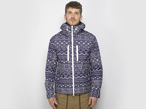 White Mountaineering Gore-Tex Paclite Primitive Pattern Jacket