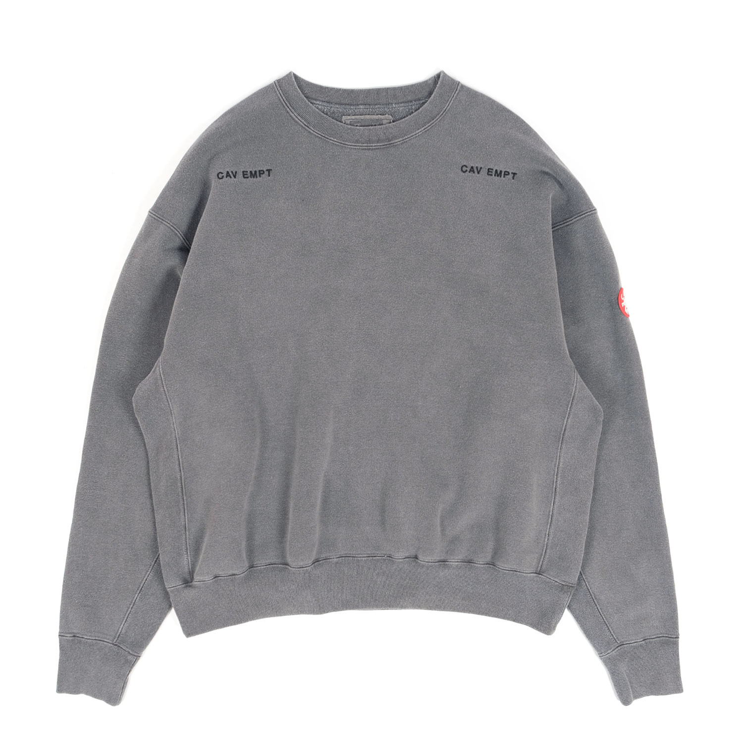 Cav Empt Overdye MD In The Present Crewneck Sweatshirt FIRMAMENT