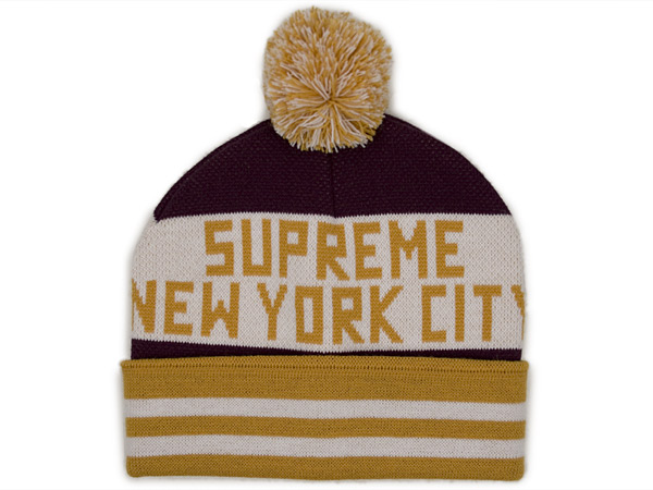 Supreme pom outlet beanie